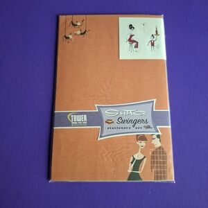 SHAG Josh Agle Swingers Stationery Set Mid Mod Art